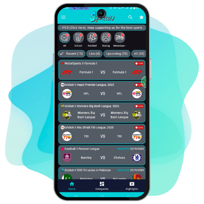 Sportzfy APK Download (*December 2025*) v11 Latest Version 2 Sportzfy APK