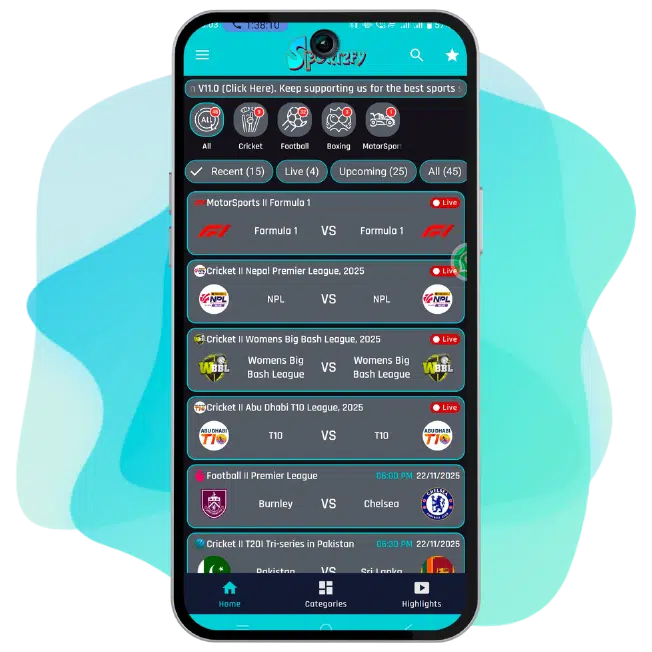 Sportzfy APK Download (*December 2025*) v11 Latest Version 2 Sportzfy APK